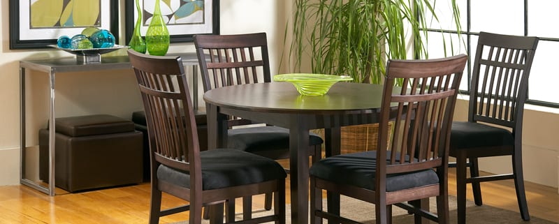 Dakota Sky Line Dining Room with Round Table