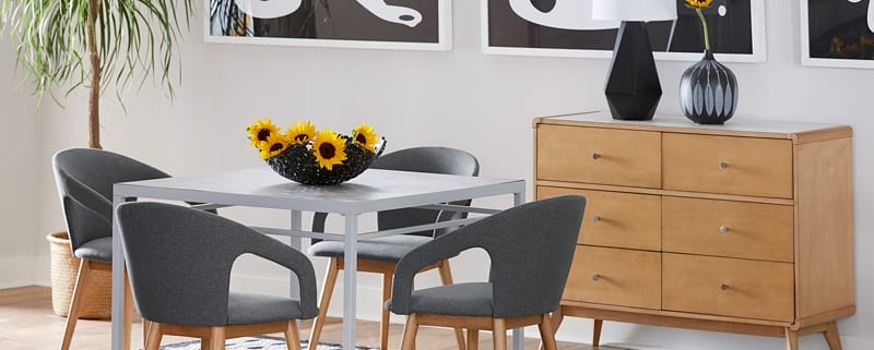 Perth Dining Table with Hutton Chairs